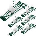 Mole Gopher Trap Outdoor Metal Tactical Rat Vole Traps, Outdoor Reusable Gopher Killer Keep Moles Out of Yard Lawn Garden, Pack of 6, Green