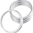4pcs OD 74.1mm to ID 68.1mm Aluminum Alloy Car Auto Hub Centric Rings Wheel Bore Center Spacer Auto Replacement Parts