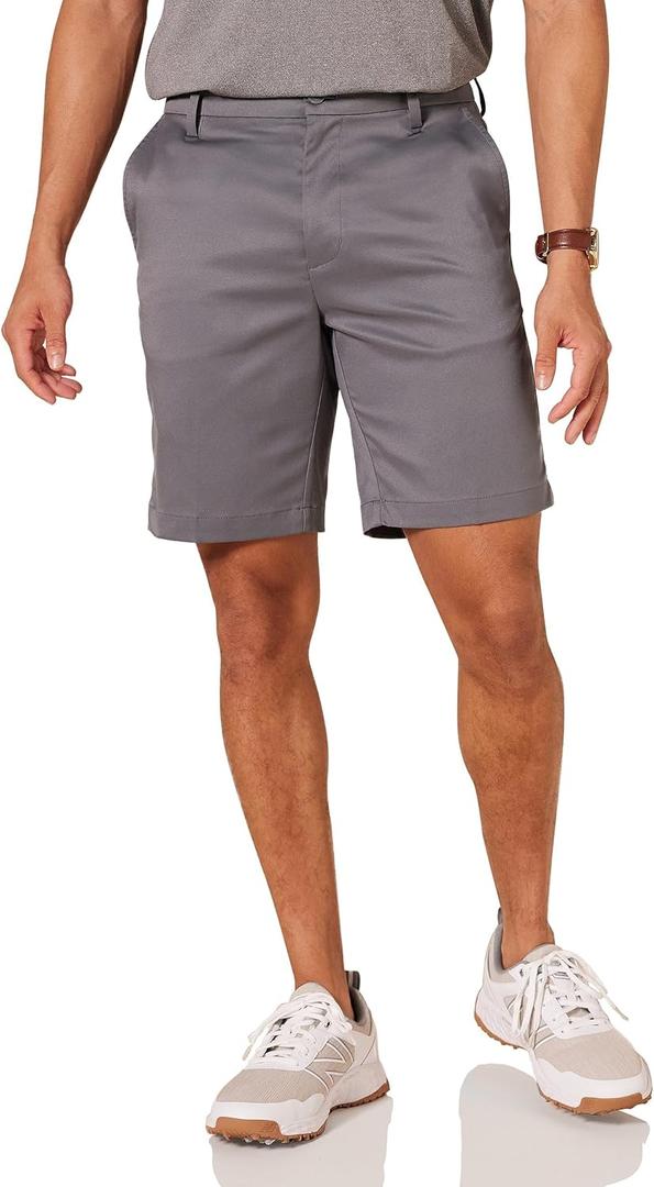 Amazon Essentials Men's Slim-Fit Stretch Golf Short (32, Grey)