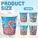 Funtery 100 Pcs Halloween Paper Cups Halloween Party Decorations