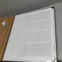 Return Air Filter Grille 20x20,Air Return Vent Cover Grill for 20"W x 20"H Duct Opening,Steel HVAC Vent Covers for Wall and Ceiling,Holds 1" Thick AC Filter, For 20''w20''h-duct Opening