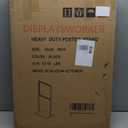 DISPLAYSWORKER Sign holder floor stand, heavy Duty Pedestal poster banner stand for display,1824 inch slide-in double sided poster sign holder floor standing for board Display (Black, 1824)