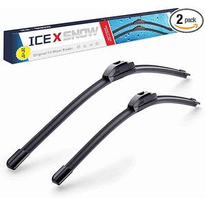 28"+15" Windshield Wiper Blades Replacement for Nissan Sentra 2019 2018 2017 2016 2015 2014 2013+More Cars (Pack of 2) Front Wiper blades,J/U Hook Adpater