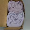 2-Pack Waterproof Crib Mattress Protector Cover Fitted - Quiet Baby Crib Mattress Pad Sheets, 52" x 28" Soft Quilted Cotton Baby Sheet, Machine Washable, Easy Fit, Durable (Thistle/Quin)