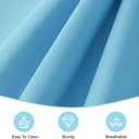 Aoxun 14pcs Patio Cushion Covers Replacement, Waterproof Outdoor Furniture Cushion Covers with Zipper and Non-Slip Bottom, Patio Sofa Couch 3 Sizes for Patio Sectional, Covers Only (Sky Blue)