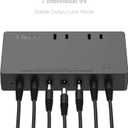 Hiree Guitar Pedal Power Supply 7 DC Output for 9V Effect Pedal Board with 2 AC Outlets for Charging Speaker, Musical Instruments