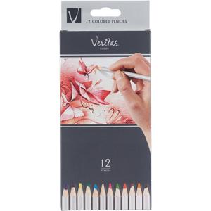 Christian Art Gifts Coloring Pencils Veritas 12/set