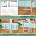 Lineshading Acrylic Donation Raffle Box with Slot & Lock, Large Clear Ballot Offering Suggestion Ticket Holder for Fundraising Drawing Storage Container Tip Jar Voting Charity(10 x 10 x 10 In,Clear)