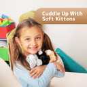 PREXTEX Realistic Looking Small Cat Stuffed Animal - 6 inch Stuffed Kittens with Lifelike Details - Plush Cat Set for Kids, Pet Toys, Home Decor, or Cat Lady Costume - Soft and Huggable - 6 Pack