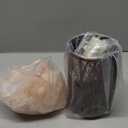 Shineled Salt Lamps, Natural Himalayan Salt Lamp, Forest Salt Lamp with Dimmer Switch, Salt Crystal Night Lights, Retro Metal Basket Decor Desk Lamp with Extra 25W Lamp Bulbs (Retro Red)