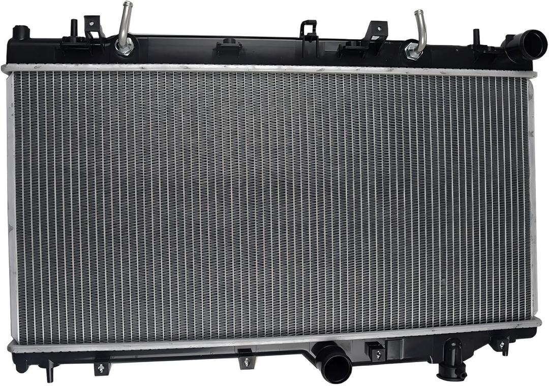 REVO Engine Coolant Radiator Assembly Compatible with Subaru Forester 09-13, Impreza 08-11, Outback 05-09, Crosstrek 16-17, 2.0L 2.5L H4 Replace#F09TECS002, SU3010651, 45119SC000, 45111AG00A