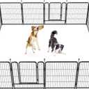 FXW Rollick Dog Playpen for Yard, RV Camping, 32 inch 16 Panels for Small and Medium DogsPatented