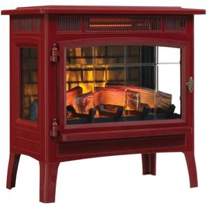 duraflame Freestanding Electric Fireplace Stove Heater with 3D Flame Effect for 1,000 Sq. Ft. Cinnamon