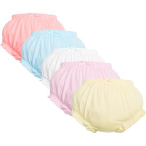 Diaper Cover - Baby Bloomers, Diaper Covers for Toddler Girls (18-24 Months, Solid Color 1)