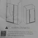 Findepot Frameless Pivot Glass Shower Door 42" W × 72" H, Pivot Swing Shower Door with 1/4" SGCC Tempered Glass, Brushed Gold