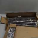 Modern Antique Brown Bronze Curtain Rods for Windows 66 to 120 Inches Adjustable Heavy Duty 1" Diameter Window Rod with Decorative Finials for Outdoor Farmhouse Bedroom Kitchen Living Room