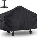 Arcedo 36 Inch Griddle Cover Compatible for Blackstone, Camp Chef 600, Nexgrill, Heavy Duty Waterproof 4 Burner Flat Top Grill Cover, Includes Support Pole