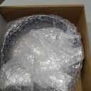 HDBUBALUS 5.75 Inch Visor Headlight Trim Ring 5 3/4" Head Lamp Decorative Ring Fit for Harley Sportster 883 1200 Forty Eight Dyna Softail Black