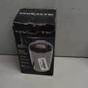 OVENTE Electric Coffee Grinder, Coffee Mill and Spice Grinder with 2.5oz Capacity, 150W Motor, One Touch Push-Button & Stainless Steel Blades for Uniform Grinding of Beans, Herb or Nuts, White CG225W