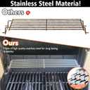 Grill Warming Rack for Weber Spirit Grill 69866 Warming Rack Spirit I & Spirit II 200 Series, with Up Front Controls (2013 - Newer)21.5 '' Stainless Steel Grill Upper Rack for Weber 7640/69866