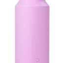 ZULU Powerfill Pro 40oz Stainless Steel Water Bottle with Quick Fill Lid, Triple Walled Vacuum Insulated Metal, Leak Proof Locking Lid, Sip and Chug, Reusable BPA Free, Sherbert