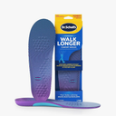 Dr. Scholl's Walk Longer Insoles - Comfortable Plush Foam Cushioning Inserts for Walking, Hiking, and Standing on Feet All-Day with Arch Support - Walk 50% Longer Without Muscle Fatigue