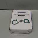 DEWENWILS 12 FT Extension Cord with Multiple Outlets, ON/Off Foot Switch Power Cord, Angled Flat Plug, 2-Prong 3 Outlets, 16/2C, Green, ETL Listed