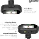 Sondery Guitar Ukulele Tuner Clip On Rechargeable, Easy to Read Simple TFT Screen Extremely Fast and Accurate Tuning, Headstock Chromatic Tuner Pitch 410-460Hz, Perfect for Any Lighting