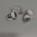 Powerful Magnetic Door Stopper - 2 Pcs Stainless Steel Mini Door Stop, Heavy Duty Magnetism Door Holder for Bedroom, Bathroom, Kitchen, Home, Office (White)