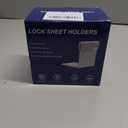Lock Sheet Holders - 8Pcs Bed Sheet with Lock Strips Keep Sheets Firm & Tight, Easy to Install for All Mattress Sizes