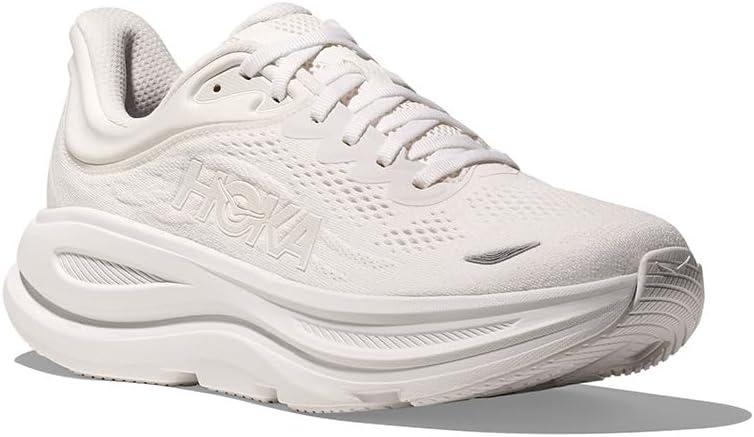 HOKA Men's Bondi 9 Sneaker (White/White)
