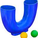 Juggling Balls Skill Game Toy with 2 Balls - Reaction Game Gift Set for Boys, Girls, & Teens - Bop It Outdoor Games, Adult Toy for Family Fun, Perfect 10-Year-Old Boy Gifts (Blue)