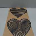 YATEASLU Set of 3 Heart Metal Wall Decor Heart Designs for Bedroom, Living Room 11.8 x 11.8 Inches
