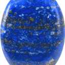 Amazing Gemstone Lapis Lazuli Crystals and Healing Stones - Large Palm Stone Crystals Piedra - Crystal for Good Luck, Balanced Positive Energy, Meditation - Unique Stocking Stuffers, Gifts for Women