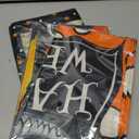 3 x Halloween Garden Flags for Outside 12x18 Inch Double Sided Burlap, Spooky Ghost Black Cat Sign Welcome Small Flag Farmhouse Yard Outdoor Decorations DF875