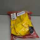 Waterproof Dog Raincoat,Full Coverage 4 Legs Dog Rain Jacket for Small Dogs,Pet Rain Coat with Hood,Reflective Strips&Leash Hole Outdoor Raincoat (Medium（for Weight 5.1-8.1 lb）, Yellow)