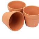[26 Pack] 4" Terracotta Planter Pots with Drainage Hole - Clay, Ceramic, Cactus, Flower & Succulent Nursery Pots for Garden