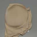 Women's Padded Seamless Shapewear Panties Hip Enhancer Underwear Shaper Shorts (Large, Nude)