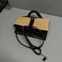 CHUNLI Summer Straw Crossbody Bag for Women Raffia Clutch Boho Shoulder Purse for Beach Vacation Everyday