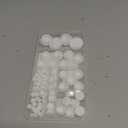 80PCS Silicone Plug Rubber Plugs for Holes Assorted Sizes 1/5" 1/4" 3/8" 1/2" 5/8" 3/4" 1" Hole Plug White