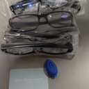 Gaoye Professional Reading Glasses for All Day - Computer Readers with Blue Light Protection - Value Pack (B1-5 Pack Light Black)