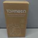 Topmeta Newborn Carrier, Soft and Lightweight Baby Carrier Wrap | Ergonomic, Adjustable Neck Support | Ideal for Newborn 7-24 lbs | Enhanced Comfort and Support, Deep Grey