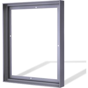Canvas Frame 30x40, DIY Metal Floater Frames, 1.5" Deep Floating Frames, Floater Frame for Canvas Painting (Grey,30"x40")