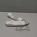 Landline Phone - Durable Corded Phone for The Office. Mini Phone uses HD Sound Chips, Making The Sound Clearer. It is Suitable for Office and Home use, and More.(White)