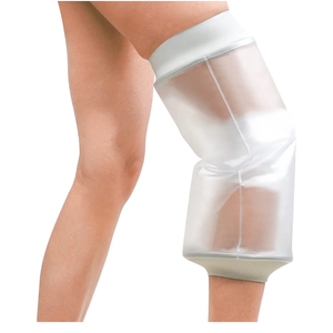 Qinaoco Waterproof Knee Cast Cover for Shower Extra Large, Knee Shower Cover post surgery, Knee Surgery Shower Cover, Knee Wound Covers for Showering, Acl Surgery Recovery Must Haves Plus Size