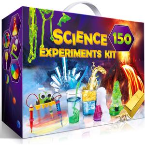 UNGLINGA 150 Experiments Science Kits for Kids, S.T.E.M Educational Project Toys for Boys Girls Birthday Gifts Ideas, Volcano, Chemistry Lab Tools Scientist Set