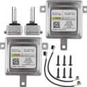 MOTOALL Xenon Ballast HID Light Control Unit Module for Audi VW 8K0.941.597 E Pack of 2