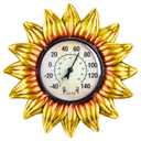 MUMTOP Outdoor Thermometers for Patio - Indoor Outdoor Thermometer, Sunflower Wall Thermometer Wireless for Garden Home Decor