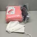 QPAU Blow up Inflatable Toddler Travel Bed with Sides, Toddler Air Mattress for Camping, Traveling, Hotel, or Home Use, Hand Pump Included (Pink)