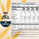 Quaker Instant Oatmeal Lower Sugar, 4 Flavor Variety Pack 44 Count (Pack of 1) (EXP 06/18/27)